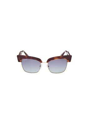New Max&Co Women's Sunglasses Havana Butterfly Blue Lens Acetate Frame Max & Co
